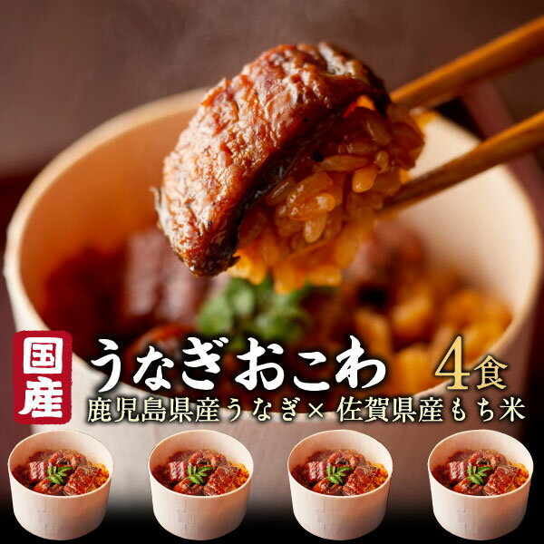 ポイント10倍 お中元 ギフト うなぎ おこわ 鰻 国産 高級 4食セット 時短調理 unagi 送料無料 遅れてごめんね 父の日義父 誕生日 お返し お祝い 快気祝い 退職祝い プレゼント お中元 クール