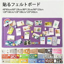 貼るフェルトボード コルクボード 7サイズ 40×60cm 60×120cm 80×120cm 最大120×180cm 穴不要 画鋲 壁に貼るコルクボード 1枚...