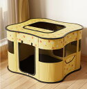 ペットサークル 猫 ケージ猫ハウス 猫ベッド テント 犬 猫小屋 通気性いい ペットさーくる 犬 ケージ 室内 屋外 猫サークル ペットケージ メッシュサークル...