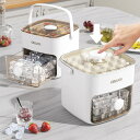 製氷皿 製氷ケース 蓋付き 製氷機 氷のかたまり 氷作る容器 ワンタッチ脱氷は型抜きしやすい氷格子 取り出しやすい 氷の鋳型 四角氷 大容量 家庭用 プラスチック ウイスキーカクテル お茶 コーヒー 飲み物 ジュース お酒氷