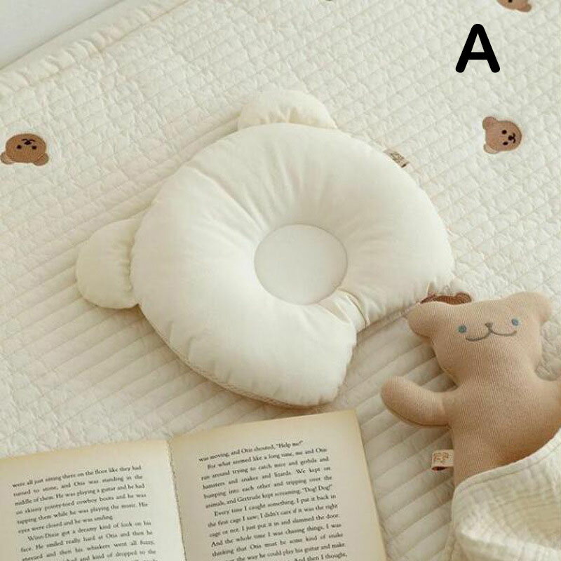 ベビー枕 可愛い おすすめ 絶壁防止 新生児 赤ちゃん まくら 洗える ベビー枕 コットン クマ首 クマ INS風 人気 出産祝い プレゼント ギフト 枕 可愛い 幼児 ベビー 出産準備 子供 抱き枕 頭の形が良くなる キッズ枕