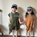 セットアップ キッズ 兄妹 ベビー服 男の子 女の子 tシャツ 半袖 綿 ショートパンツ 子供服 ジャージ 上下セット スポーツ 夏服 おしゃれ 可愛い トップ...