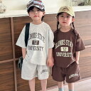 セットアップ キッズ 兄妹 子供服 ジャージ 上下セット ジュニア ベビー服 女の子 男の子 tシャツ 綿 半袖 ショートパンツ おしゃれ 可愛い スポーツ ト...