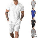 スウェットメンズ セットアップ 2点セット 夏 メンズ 半袖 ジャージ パンツ 上下セット メンズファション カジュアル 4色 運動