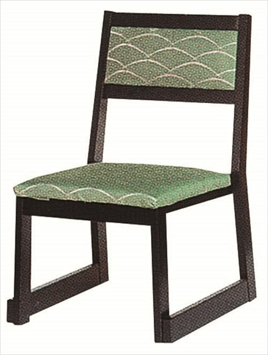 高座椅子 44.8×56×H79(SH43)cm 背もたれ横型木質フレーム：ブナ　(※大型家具扱送料別途見積となります)法事チェア/ お座敷チェア/ たたみ用チェア /和室用椅子 /法事椅子 /和室用椅子 /法事チェア/畳用椅子 /スタッキング