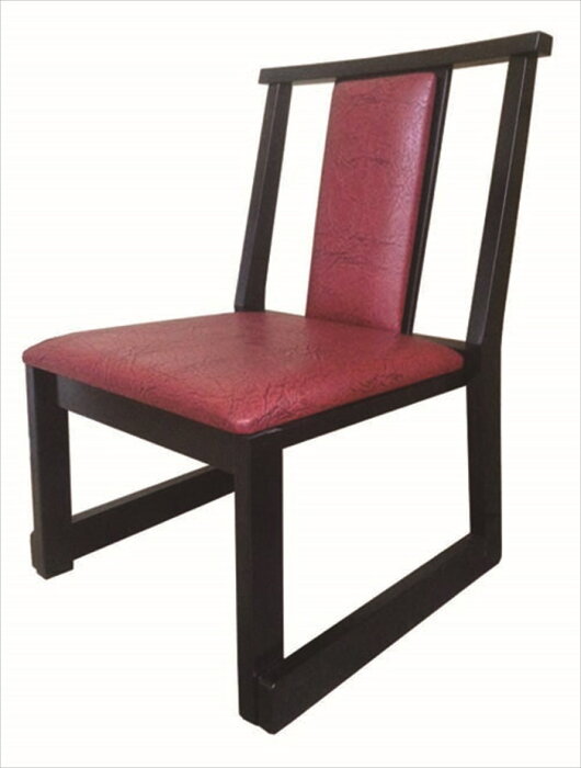 高座椅子 49×53×H78(SH43)cm 背もたれ縦型木質フレーム：ブナ　(※大型家具扱送料別途見積となります)法事チェア/ お座敷チェア/ たたみ用チェア /和室用椅子 /法事椅子 /和室用椅子 /法事チェア/畳用椅子 /スタッキング