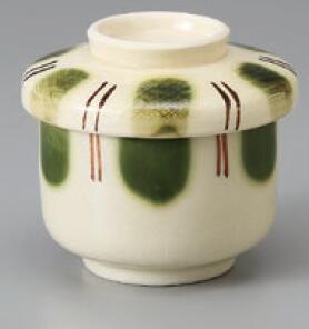 渕織部十草蒸し碗9.3×8.826...