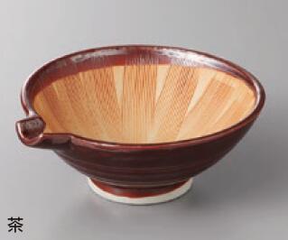 茶片口すり鉢（小） ※納豆鉢 9.7×8.6×3.7食器　国