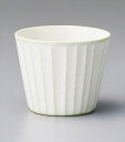 ドルチェグリーンしのぎフリーカップ9×7.5cm 270cc食器 国産 陶器 日本製 美濃焼 和食器 煮物 お皿 刺身 焼き魚 鉢 小付 天ぷら デザート 一品
