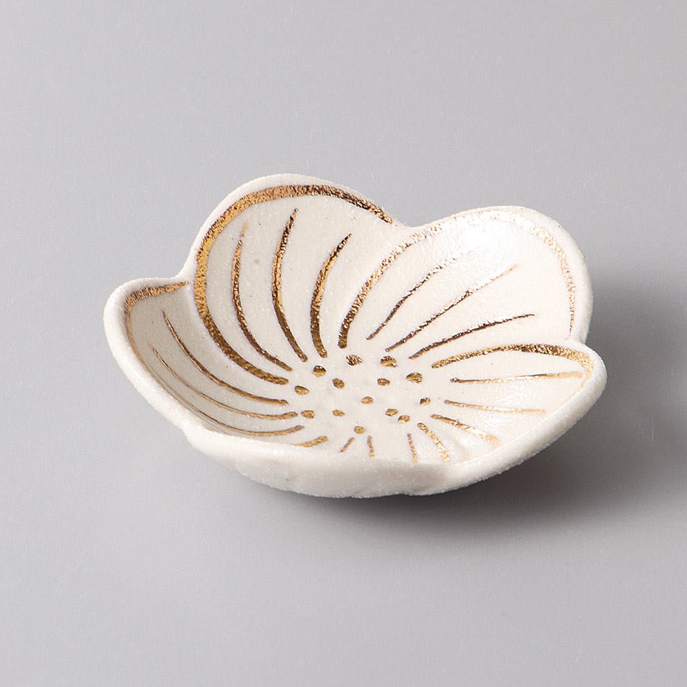 金彩梅珍味6×1cm食器国産陶器日...