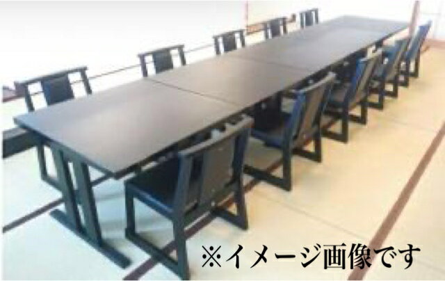 対面座敷テーブル 平安脚和洋兼用タイプ  対面2人用 90×90×H62(32.5)cm /椅子別売 ダイニングテーブル 和室用テーブル 畳用テーブル 座敷タイプ 旅館 料亭 神社 寺院 公共 店舗 畳用 和洋兼用 座敷机 業務用 ※現在納期4週間前後かかります [2]