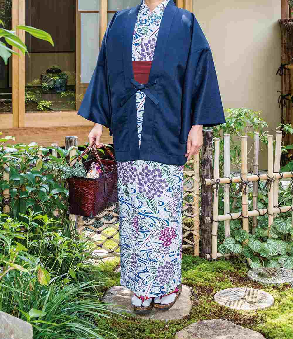 無地羽織 ナイアガラ 紺/辛子/抹茶 10枚3色からお選びください身丈80cm 袖丈38cm 裄丈70cmフリー 男女兼用丸洗いOK ポリエステル100%