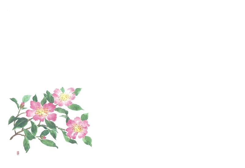 乐天商城 - 雲龍和紙テーブルマット山茶花（100枚入）38×26cm
