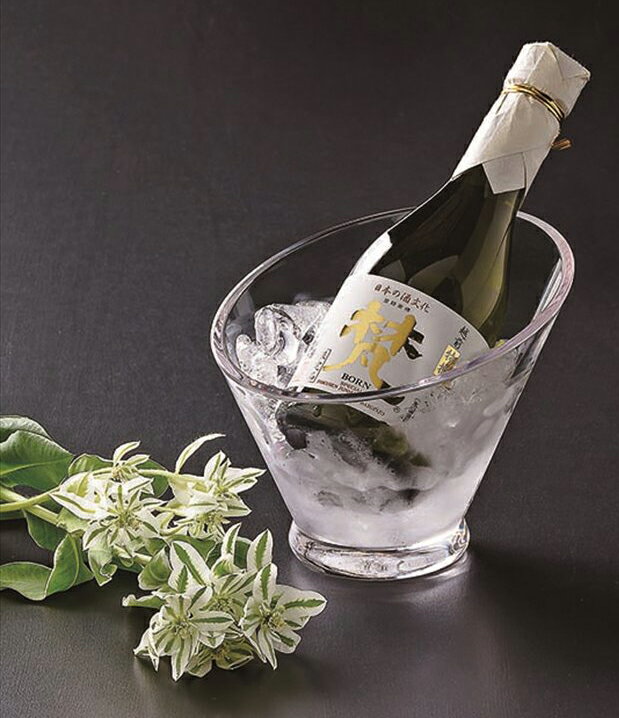 ワインクーラー　ハス切りタイプアクリル素材なので軽くて取り扱いが楽です。※お酒は付きません。★在庫は日々変動の為、欠品・完売の際は予めご了承願います。