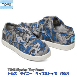 トムス スリッポン メンズ トムス TOMS CAMO COTTON RIPSTOP TINY TOMS PASEO SNEAKERS