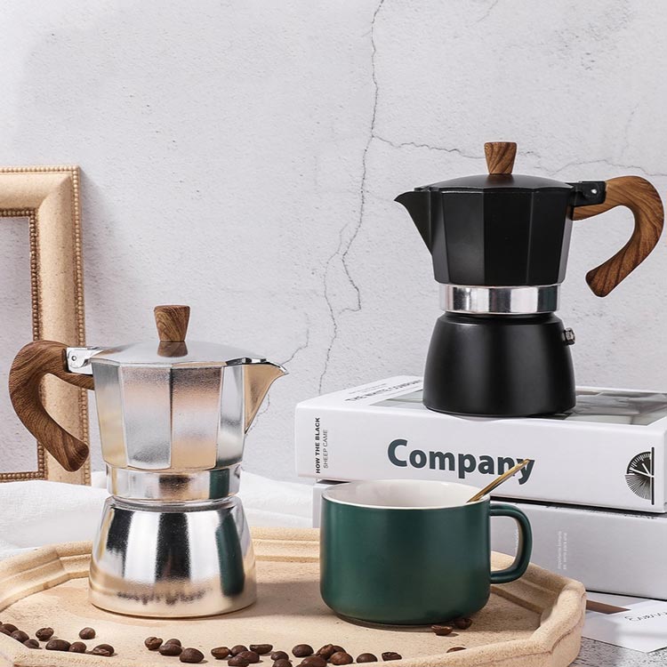 モカポット 直火式エスプレッソメーカー コーヒーメーカー coffee 6カップ ih非対応 モカエキスプレス 直火式エスプレッソマシン 3カップ コーヒー 珈琲 コーヒーマシン 電気コンロ 電気陶器コンロ 対応 アイスコーヒー ステンレス 2