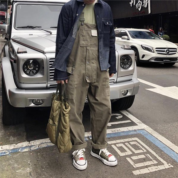 サロペット メンズ オーバーオール サルエルパンツ カーゴパンツ ロングパンツ 無地 大きいサイズ ヒップホップ 春夏秋 バレンタイン 2023