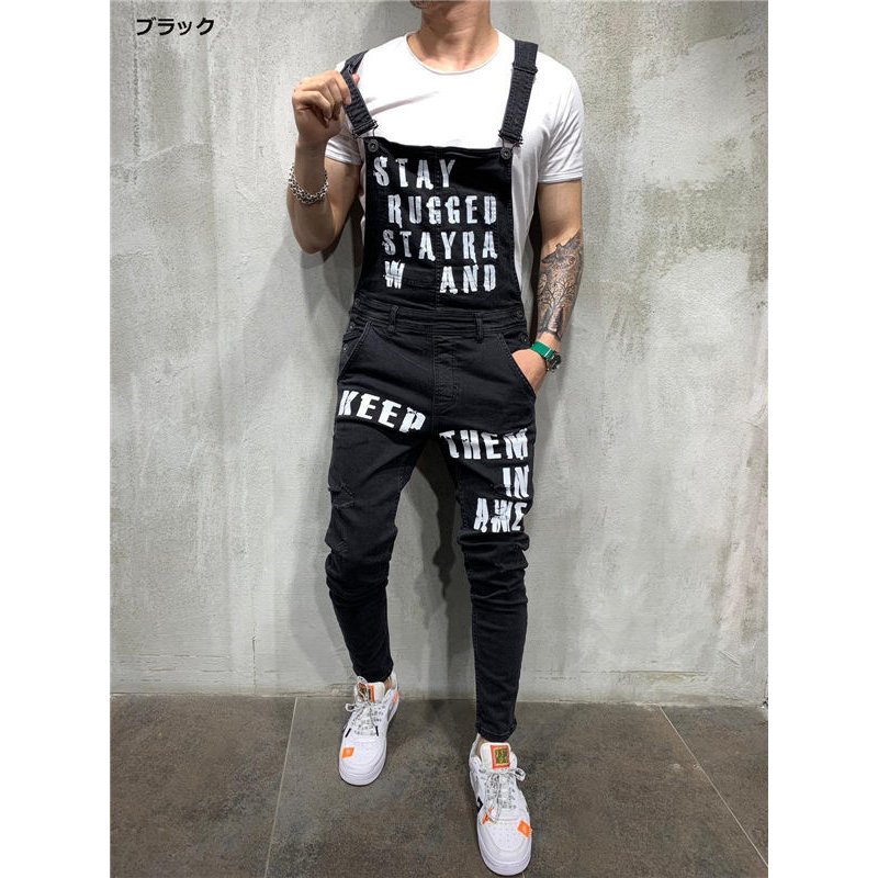 サロペット メンズ オーバーオール デニムパンツ カジュアルパンツ デニムパンツ 作業着 ジーンズ デニム リラックス オールインワン パンツ おしゃれ 春夏秋 バレンタイン 2023