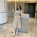 トレンチコート レディース スプリングコート トレンチ 春秋 ロング丈 ジャケット コート オシャレ 入学式 卒業式 通勤 通学 入園式 バレンタイン 2023 プレゼント