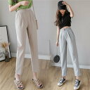 テーパードパンツ レディース リネンズボン 細身 美脚 綿麻パンツ 薄手 涼しく快適 サルエルパンツ 綿麻ズボン 美シルエット きれいめ 春夏 バレンタイン 2023 プレゼント
