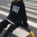 トレーナー レディース 秋物 スウェットパーカー 長袖トレーナー スウェット 黒トレーナー ルームウェア スポーツウェア 韓国ファッション 春秋 バレンタイン ...