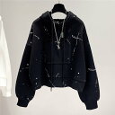 トレーナー レディース プルオーバー 長袖 カジュアルアウター スポーツウェア 長袖 スウェット 韓国風 可愛い ゆったり 着痩せ 春秋 薄手 バレンタイン 2...