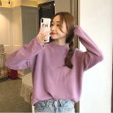 ニットセーター ゆったり レディース ニット ドロップショルダー セーター 抜け感 トップス オーバーサイズ 秋冬 オフィス ニットトップス プレゼント