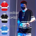 プリント 立ち襟ポロ シャツ 半袖ポロ シャツ メンズ ポロシャツ ゴルフシャツ トップス polo shirt 半袖 ポロ ファッション 2023 新作 夏 3色