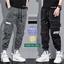 カーゴパンツ ロングパンツ メンズ ジョガーパンツ ロング丈 ウエストゴム パンツ ズボン ボトムス かっこいい おしゃれ カジュアル 薄手 春