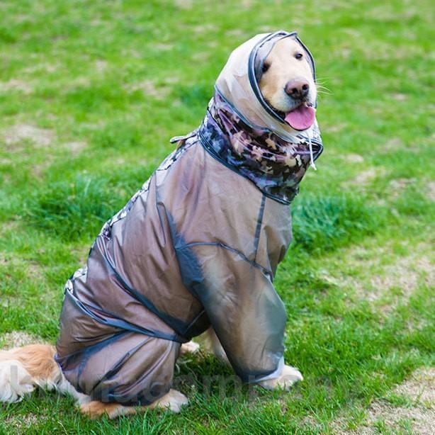 犬 レインコート 大型犬 中型犬 フルカバータイプ 雨除け パーカー レインウェア カッパ 防水 撥水犬用..