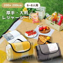 レジャーシート ピクニックシート 大判 200cm×200cm 4-8人 厚手 防水 防湿 ピクニックマット 折りたたみ 持ち運びやすい アルミ材質...