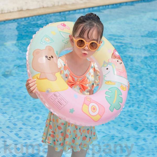 熊 ユニコーン キッズ 子供 ベビー 浮き輪 座り付き 足入れ付き 海水浴 可愛い アウトドア ビーチ 水遊び 夏休み 海 シーサイド プール