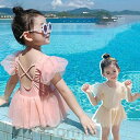 キッズ 水着 子供水着 女の子 ワンピース ins 韓国 キッズみずぎ ガールズ 小学校 入園グッズ 女児 幼稚園 おしゃれ 可愛い プール 70 80 90 100 110 120 130温(4)