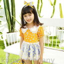90~140cm 子供水着 2点セット 花柄 ひなぎく デージー フリル レーススカート付き ラッシュガード 女の子 ガールズ 子供 子ども用 水着 スクール水着 みずぎ ワ