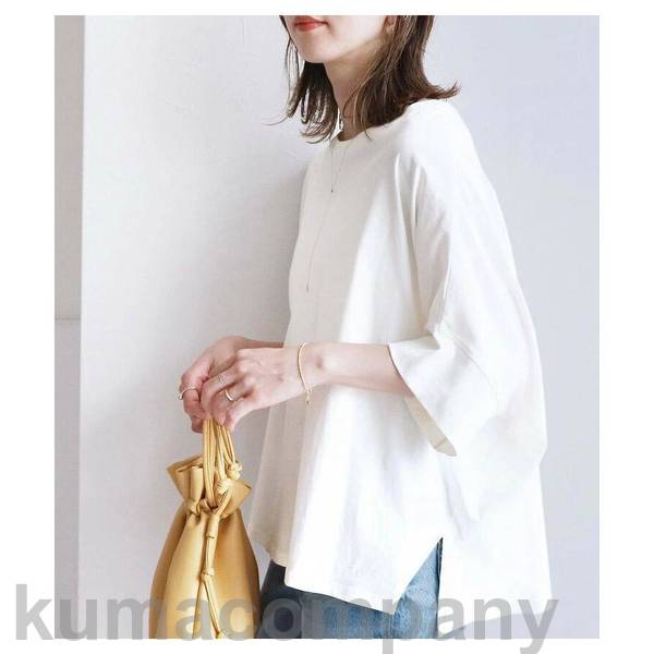 tシャツ レディース 半袖 五分袖 ゆったり ...の紹介画像3