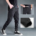 春 カーゴパンツ メンズ ジョガーパンツ ウエストゴム ロング丈 ロングパンツ ズボン パンツ 作業ズボン 作業着 ボトムス かっこいい カジュアル