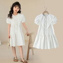 キッズ ワンピース 女の子 入学式 白 フォーマル 半袖 入園式 卒園式 ワンピース 子供服 プリンセス 韓国子供服 ピアノ 発表会 秋 春秋 キッズ フリル ...