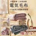 電気毛布 電気ブランケット 電気ひざ掛け 着る電気毛布 三段階調整 USB給電 暖かい 頭寒足熱 洗濯可能 取り外し可能 冷え予防 オフィス 部屋 ふわふわ プ...