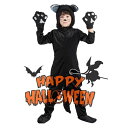 子供ハロウィン衣装子供 女の子 男の子 猫 黒猫 ウィッチ キッズ ハロウィン衣装 幼稚園ハロウィン衣装 最新ハロウィン衣装 ハロウィーン プレゼント(3)