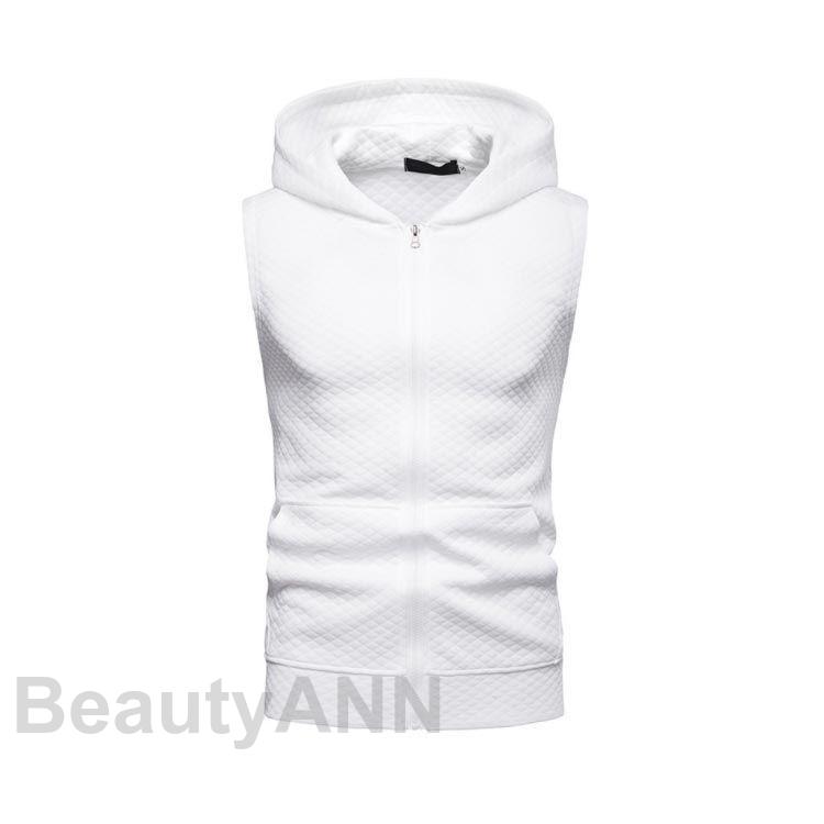 パーカー メンズ ノースリーブ パーカー フード付き スウェットベスト スポーツウェア タンクトップ 薄手 トップス 無地 プルオーバー カジュアルベスト トレー プレゼント ギフト 春 春服 春物