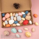 新生活 石積み 積み木 つみき 36個セット 積石おもちゃ 木製 マルチカラー ウッドブロック 木育 つみき 木のおもちゃ 北欧風 天然木 ハンドメイド おもし...