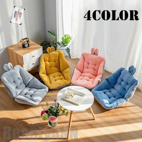 新生活 クッション 座布団 背もたれ フロアクッション 折りたたみ レストクッション 低反発 両面使用可 腰枕 柔らかい ミニソファー チェアパッド クッション 座面クッション 可愛い オフィス ふわふわ 春秋冬 暖かい プレゼント