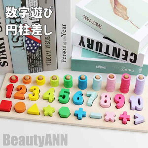 新生活 【】知育玩具 おもちゃ 数字遊び 数学 勉強 円柱差し 長方形フレーム カラフル パステルカラー ナンバー 記号 ブロックパズル 木製のおもちゃ 大サイズ 児童 算数 想像力 学習 モンテッソーリ教育 型枠合わせ 教育 構成遊び