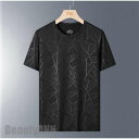 新生活 インナー メンズ Tシャツ 肌着 トップス 夏服 クルーネック 半袖 吸汗速乾 接触冷感 ストレッチ 涼しい 伸縮性 通気性 UVカット ランニング プ...