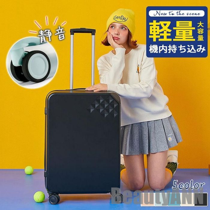 新生活 スーツケース キャリーケース キャリーバッグ 小型 機内持ち込み TSAロック搭載 ファスナー 大容量 軽量 静音 1泊2日 2泊3日 出張 修学旅行 プレゼント ギフト