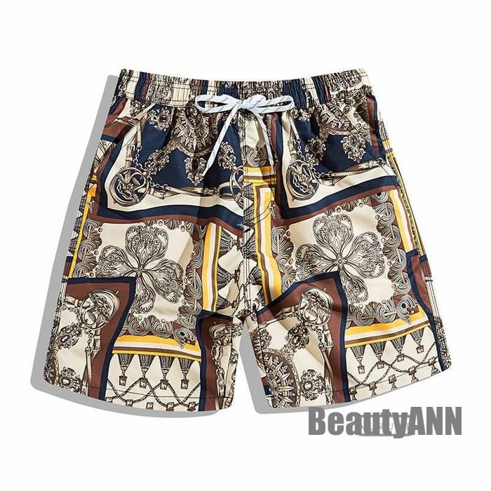新生活 水着 メンズ レディース サーフパンツ チェインライン柄 海パン 海水パンツ サーフショーツ ショートパンツ ハーフパンツ 短パン プレゼント ギフト