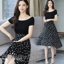 マキシワンピース レディース 夏 40代 きれいめ 上品 カジュアル ドット柄 シフォン 半袖 ロング丈 ロングワンピース ティアードワンピース ロングワンピー...