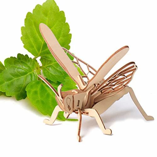 ギフト 在庫限り 全8種類セット 3D 立体 木製 昆虫パズル 夏休み 自由研究 昆虫 虫 標本 図鑑 迫力満点 簡単 DIY 木製玩具 知育玩具 おもちゃ パ...