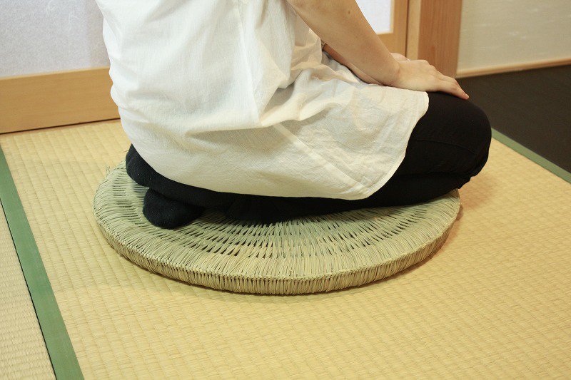 夏用座布団 天然い草使用 「円座」 No.79...の紹介画像2