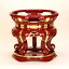【P5倍!12/11 01:59分迄】【寺院用仏具】丸金台 内寸9寸(27cm) 【サヤ付・朱塗面金箔押】 おりん ケース台 リン台 大徳寺 寺院(3920-0900) 黒塗りもできます 79,200円